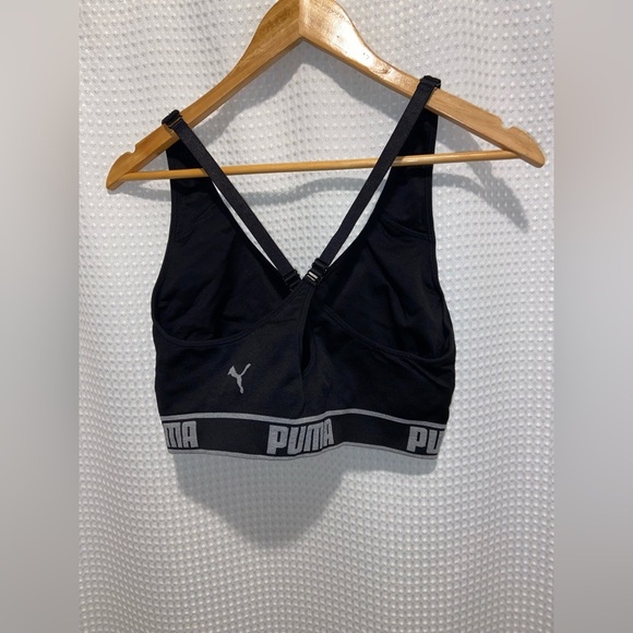 Women’s PUMA black cross back Sports Bra size XL - Picture 4 of 8